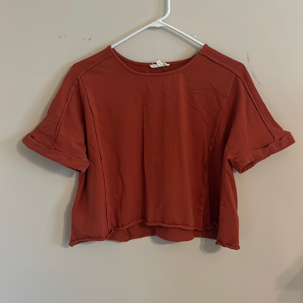 Roolee size small cropped tee shirt